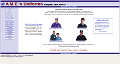 Desktop Screenshot of amesuniforms.com